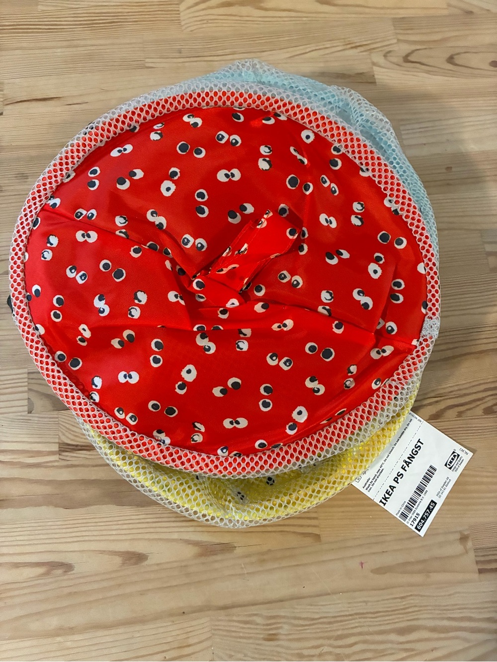 IKEA Kids Red and Yellow Play Storage Baskets